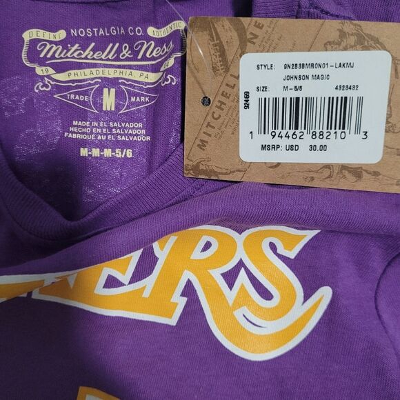 Lakers Magic Johnson Purple Kids T-Shirt - Picture 4 of 4